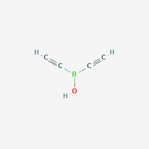 molecular formula C4H3BO B14218324 Diethynylborinic acid CAS No. 718642-35-4