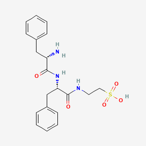 molecular formula C20H25N3O5S B14218366 L-Phenylalanyl-N-(2-sulfoethyl)-L-phenylalaninamide CAS No. 720698-96-4