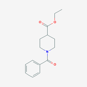 molecular formula C15H19NO3 B142184 Ethyl 1-benzoylpiperidine-4-carboxylate CAS No. 136081-74-8