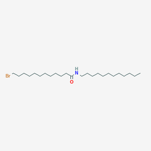 molecular formula C24H48BrNO B14218482 12-Bromo-N-dodecyldodecanamide CAS No. 798557-92-3