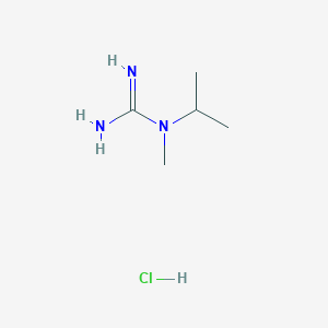 molecular formula C5H14ClN3 B1421854 1-Methyl-1-(propan-2-yl)guanidine hydrochloride CAS No. 1258640-00-4