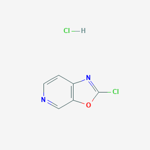 molecular formula C6H4Cl2N2O B1421860 2-Chlorooxazolo[5,4-c]pyridine hydrochloride CAS No. 1258650-05-3