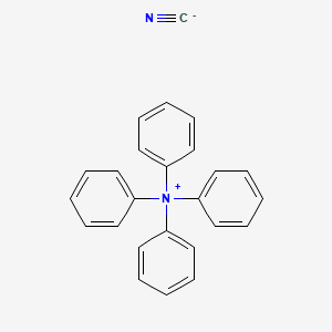 molecular formula C25H20N2 B14218605 N,N,N-Triphenylanilinium cyanide CAS No. 828276-91-1