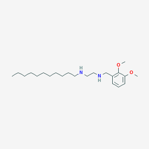 molecular formula C22H40N2O2 B14218718 N~1~-[(2,3-Dimethoxyphenyl)methyl]-N~2~-undecylethane-1,2-diamine CAS No. 627521-81-7