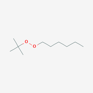 molecular formula C10H22O2 B14218722 Peroxide, 1,1-dimethylethyl hexyl CAS No. 827341-41-3