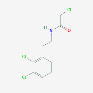molecular formula C10H10Cl3NO B1421880 2-chloro-N-[2-(2,3-dichlorophenyl)ethyl]acetamide CAS No. 34162-21-5