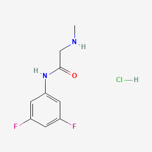 N-(3,5-difluorophenyl)-2-(methylamino)acetamide hydrochloride
