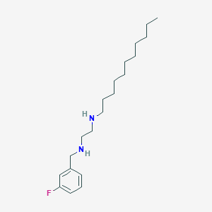 molecular formula C20H35FN2 B14218942 N~1~-[(3-Fluorophenyl)methyl]-N~2~-undecylethane-1,2-diamine CAS No. 627524-09-8