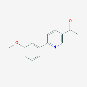 1-[6-(3-Methoxyphenyl)pyridin-3-yl]ethanone