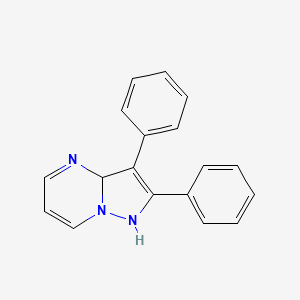 molecular formula C18H15N3 B14219009 2,3-Diphenyl-1,3a-dihydropyrazolo[1,5-a]pyrimidine CAS No. 802919-06-8