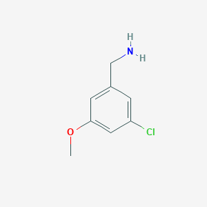 molecular formula C8H10ClNO B1421903 1-(3-Chloro-5-methoxyphenyl)methanamine CAS No. 939044-29-8