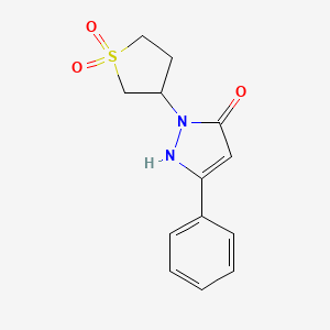 1-(1,1-dioxidotetrahydro-3-thienyl)-3-phenyl-1H-pyrazol-5-ol