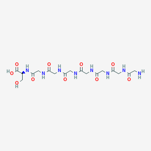 molecular formula C17H28N8O10 B14219140 Glycylglycylglycylglycylglycylglycylglycyl-L-serine CAS No. 828936-04-5