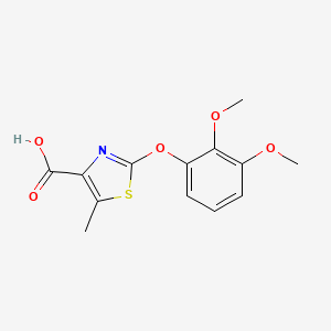 2-(2,3-Dimethoxyphenoxy)-5-methyl-1,3-thiazole-4-carboxylic acid