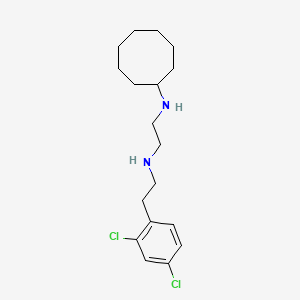 molecular formula C18H28Cl2N2 B14219186 N'-cyclooctyl-N-[2-(2,4-dichlorophenyl)ethyl]ethane-1,2-diamine CAS No. 627524-74-7