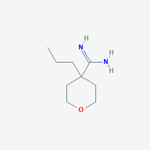 4-propyltetrahydro-2H-pyran-4-carboximidamide