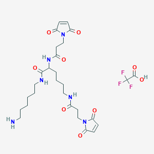 N,N'-(6-(6-aminohexylamino)-6-oxohexane-1,5-diyl)bis(3-maleimido-propanamide)