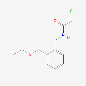 2-chloro-N-{[2-(ethoxymethyl)phenyl]methyl}acetamide