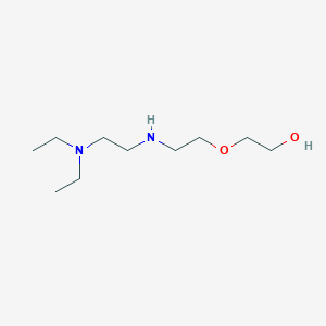 2-(2-{[2-(Diethylamino)ethyl]amino}ethoxy)ethan-1-ol
