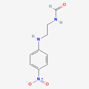 molecular formula C9H11N3O3 B14219345 N-[2-(4-Nitroanilino)ethyl]formamide CAS No. 717110-29-7