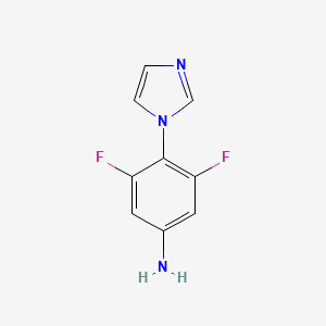 3,5-difluoro-4-(1H-imidazol-1-yl)aniline