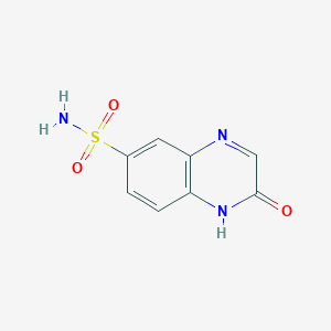 molecular formula C8H7N3O3S B1421945 2-Oxo-1,2-dihydroquinoxaline-6-sulfonamide CAS No. 1251925-27-5