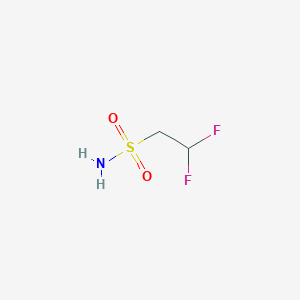 molecular formula C2H5F2NO2S B1421946 2,2-Difluoroethane-1-sulfonamide CAS No. 1033906-56-7