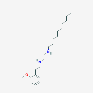 molecular formula C22H40N2O B14219517 N~1~-[2-(2-Methoxyphenyl)ethyl]-N~2~-undecylethane-1,2-diamine CAS No. 627522-23-0