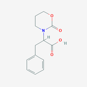 2-(2-Oxo-1,3-oxazinan-3-yl)-3-phenylpropanoic acid