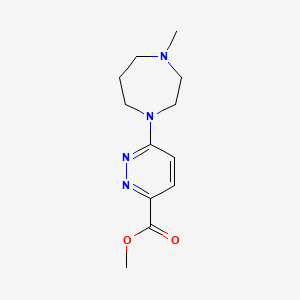Methyl 6-(4-methyl-1,4-diazepan-1-yl)pyridazine-3-carboxylate