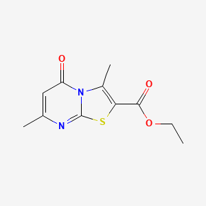 ethyl 3,7-dimethyl-5-oxo-5H-thiazolo[3,2-a]pyrimidine-2-carboxylate