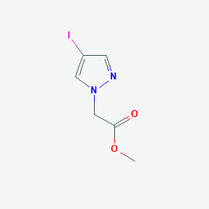 molecular formula C6H7IN2O2 B1421964 methyl (4-iodo-1H-pyrazol-1-yl)acetate CAS No. 1175275-44-1