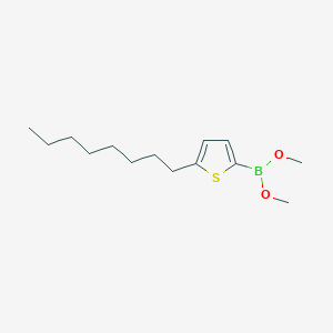 molecular formula C14H25BO2S B14219666 Dimethyl (5-octylthiophen-2-yl)boronatato CAS No. 765277-73-4