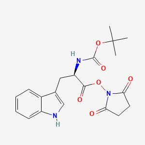 molecular formula C20H23N3O6 B1421967 BOC-D-TRP-OSU CAS No. 22220-11-7