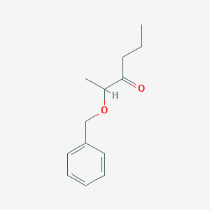 molecular formula C13H18O2 B14219692 2-(Benzyloxy)hexan-3-one CAS No. 827308-09-8