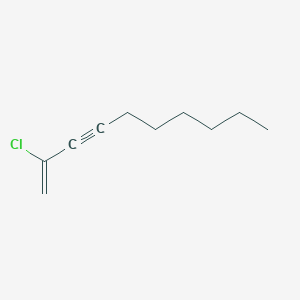 molecular formula C10H15Cl B14219700 2-Chlorodec-1-en-3-yne 