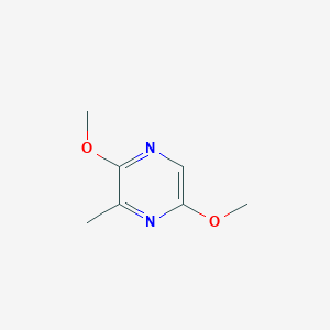 molecular formula C7H10N2O2 B14219727 2,5-Dimethoxy-3-methylpyrazine CAS No. 824969-41-7