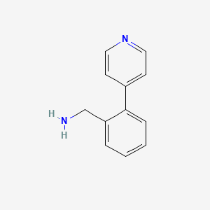 [2-(Pyridin-4-yl)phenyl]methanamine