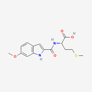 N-[(6-methoxy-1H-indol-2-yl)carbonyl]-L-methionine