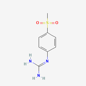 molecular formula C8H11N3O2S B14219922 N''-[4-(Methanesulfonyl)phenyl]guanidine CAS No. 551920-60-6
