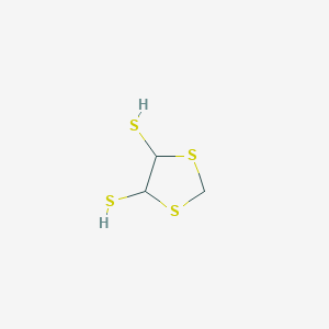 molecular formula C3H6S4 B14219996 1,3-Dithiolane-4,5-dithiol CAS No. 807363-89-9