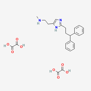 molecular formula C25H29N3O8 B1422002 N-Methylhistaprodifen dioxalate salt CAS No. 270079-48-6