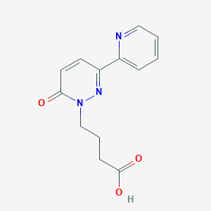 4-(6-oxo-3-pyridin-2-ylpyridazin-1(6H)-yl)butanoic acid