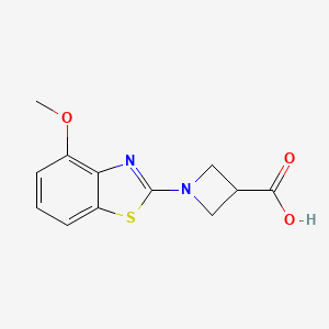 1-(4-Methoxy-1,3-benzothiazol-2-yl)azetidine-3-carboxylic acid