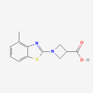 1-(4-Methyl-1,3-benzothiazol-2-yl)azetidine-3-carboxylic acid