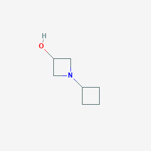 molecular formula C7H13NO B1422011 1-Cyclobutylazetidin-3-ol CAS No. 1010189-64-6