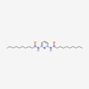 molecular formula C25H43N3O2 B14220110 Decanamide, N,N'-2,6-pyridinediylbis- CAS No. 547729-81-7