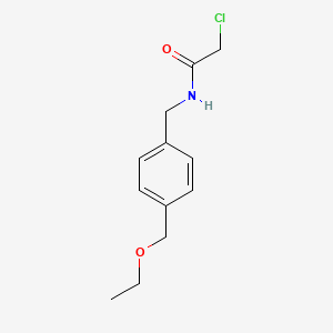 2-chloro-N-{[4-(ethoxymethyl)phenyl]methyl}acetamide