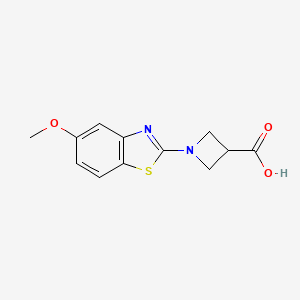 1-(5-Methoxy-1,3-benzothiazol-2-yl)azetidine-3-carboxylic acid