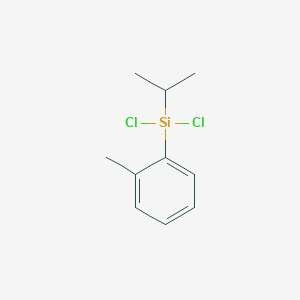 molecular formula C10H14Cl2Si B14220204 Silane, dichloro(1-methylethyl)(2-methylphenyl)- CAS No. 824934-48-7